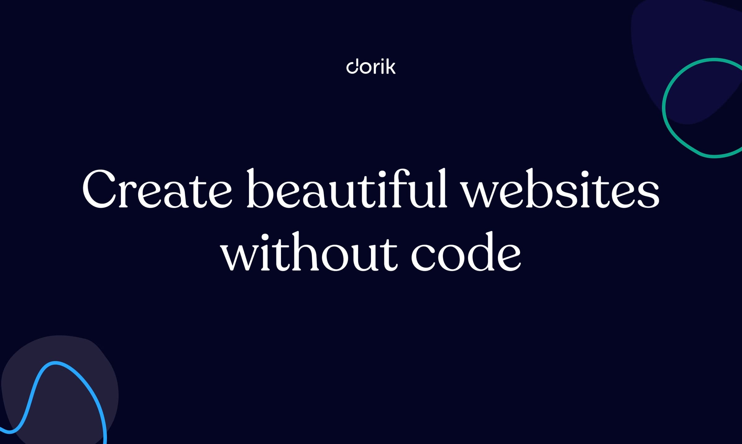Dorik OG image